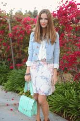 floral shirtdress