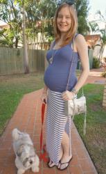 Rebecca Minkoff mini MAC and MAB Bags. Singlet and Maxi Skirt, Studded LBD and Asos Fluro Blazer