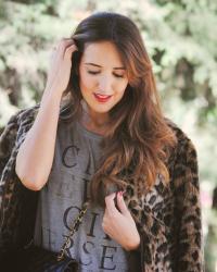 Leopard coat