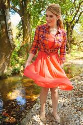 {Rainbow Challenge}: Orange outfit in El Valle