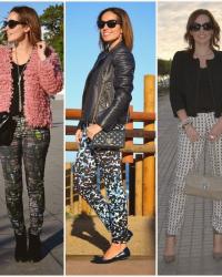 12 looks con pantalones estampados