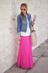 Pleated Pink