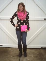 Look What I Got: Fraas Polka Dot Scarf