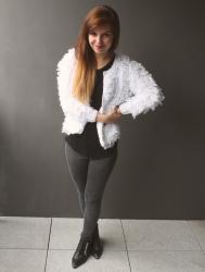 Outfit // Loop Knit Cardigan