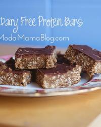 Gluten and Dairy Free Chocolate Protein Bars