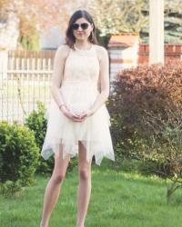 636 Sheinside apricot dress