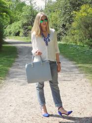 OOTD: Statement Necklace & Boyfriend Jeans