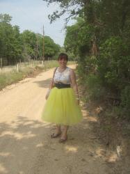 Wearing Sunshine: Yellow Tulle Skirt Round Two