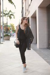 Total black . Rodeo Drive, L.A