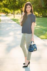 An Easy Way to Wear Patterned Pants This Spring