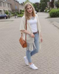 OOTD: Fringed Kimono