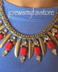 J. Crew Poppy Fringe Necklace 