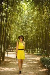 Summer romper: bamboo forest