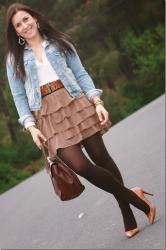 RUFFLE SKIRT