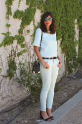 Un total look en color menta