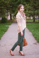 Green jeans