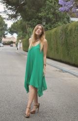 Wedding guest option: GREEN DRESS