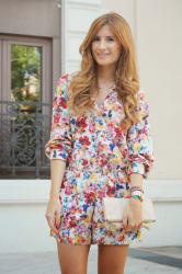 FLOWERED JUMPSUIT - MONO DE FLORES