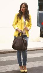 Yellow blazer