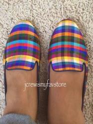 J. Crew Cleo Fabric Loafers 