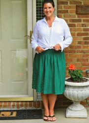 Midi Skirt In Green Please...