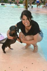 TECK EN EL AQUA PARK CANINO