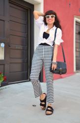 Black and White Gingham 