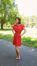 Breezy Coral Dress - Happy Memorial Day!