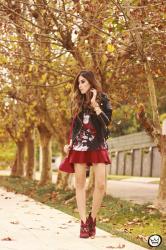 Look du jour: les fleurs d’automne