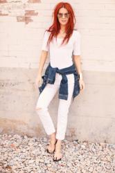 WHITE PLUS DENIM