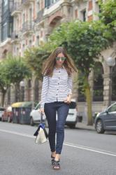 Navy stripes