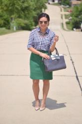 Manic Monday: Gingham shirt