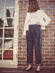 The Denim Detail: Papercut Patterns Pleated Pants