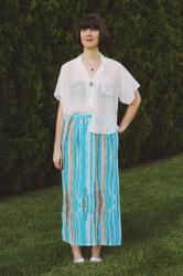 SHEER TOPS AND WATERCOLOR SKIRTS