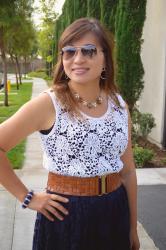 White Lace Tank