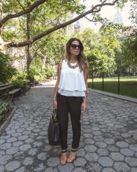 Casual Outfit | Black + White 