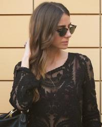 BLACK CROCHET LACE