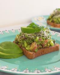 Open Faced Gluten Free Guacamole Toast