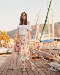 FLORAL MIDI IN FETHIYE