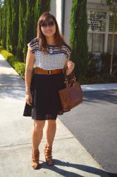 Polka Dot Stripes + Eyelet