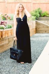 BLACK MAXI DRESS