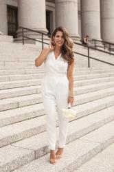 Wedding Week | White Wedding Jumpsuit