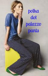 POLKA DOT PALAZZO PANTS