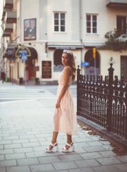 PEACH DRESS