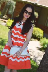 W's Party Look: Ladylike Chevron + Pearls 