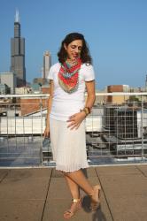 Patterned Skirt Summer Edition Blogger Collaboration