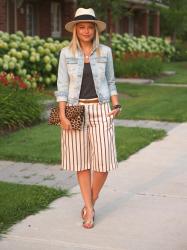 Striped Culottes