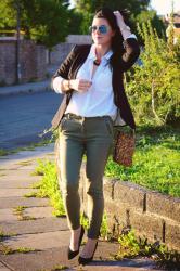 Khaki Jeans (&my cat steals the show)