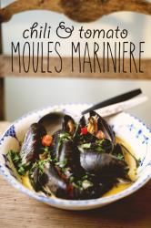 Chili & tomato moules