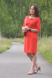 STYLING A RED DRESS PART 1: OFFICE LOOK